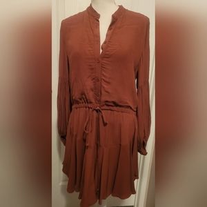 Karlie terracotta color dress Size small